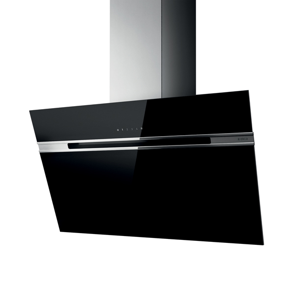 Вытяжка ELICA STRIPE BL/A/90/LX черное стекло+антрацит
