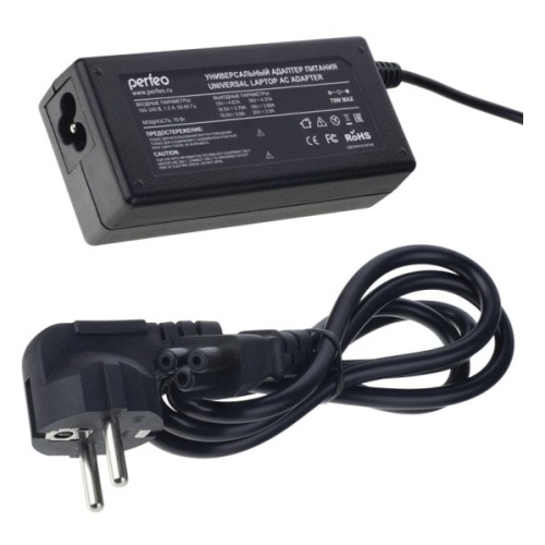 Блок питания Perfeo PF_A4639 универсальный для ноутбуков ACER/DELL 70W (ULA-70AD)