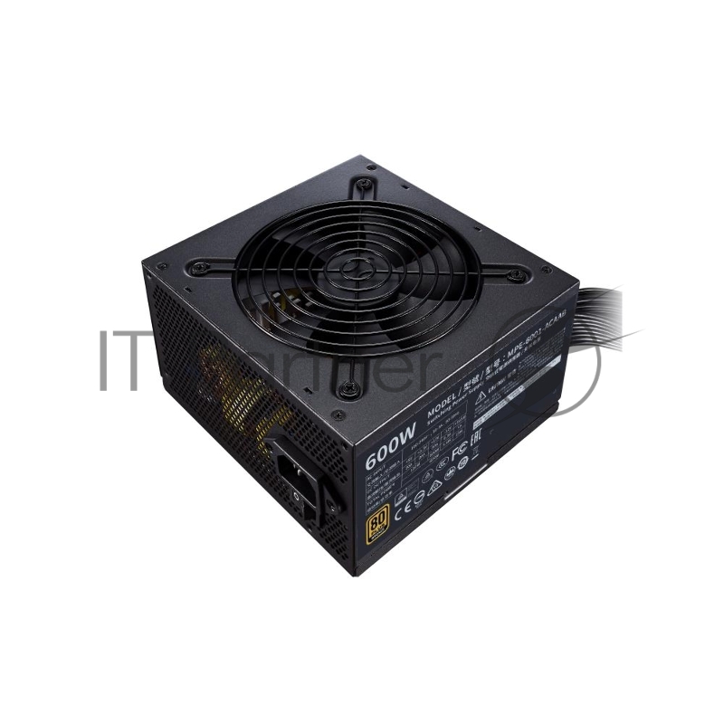 Блок питания 600 Ватт Power Supply Cooler Master MWE Bronze, 600W, ATX, 120mm, 6xSATA, 2xPCI-E(6+2), APFC, 80+ Bronze