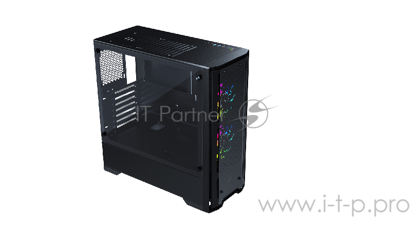 Корпус MetallicGear NEO G Black, ARGB LED Fans, фронтальная и боковая панели Tempered Glass, Mid-Tower