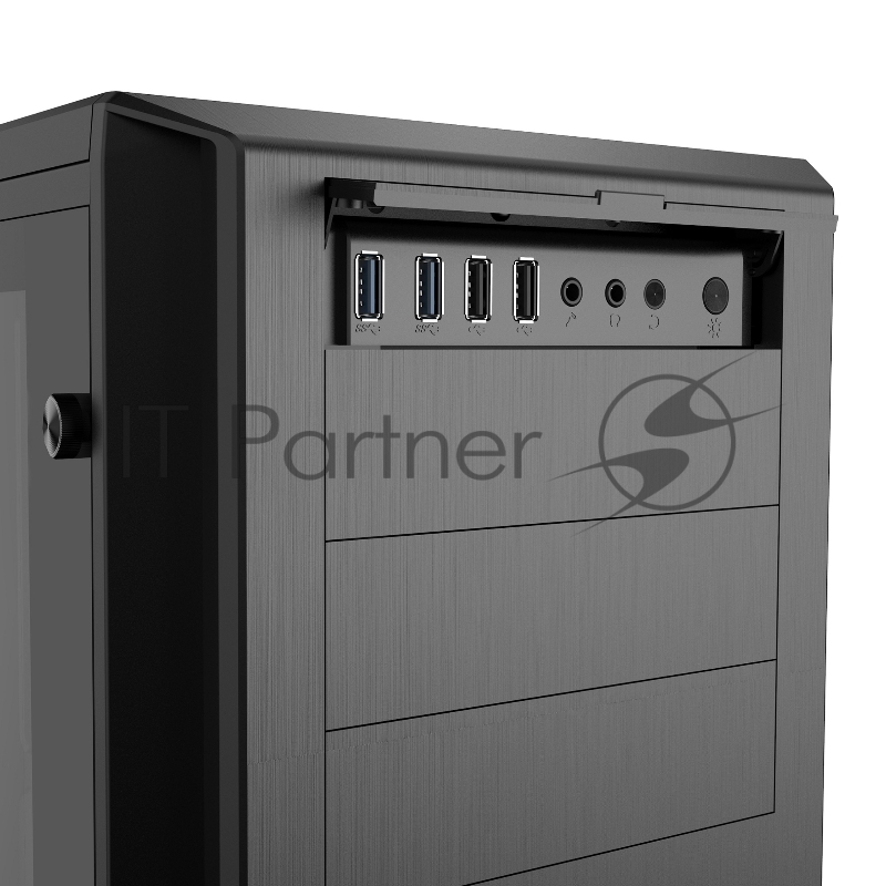 Корпус PHANTEKS Enthoo Pro Tempered Glass, Black, без БП, PWM Hub, Full-Tower