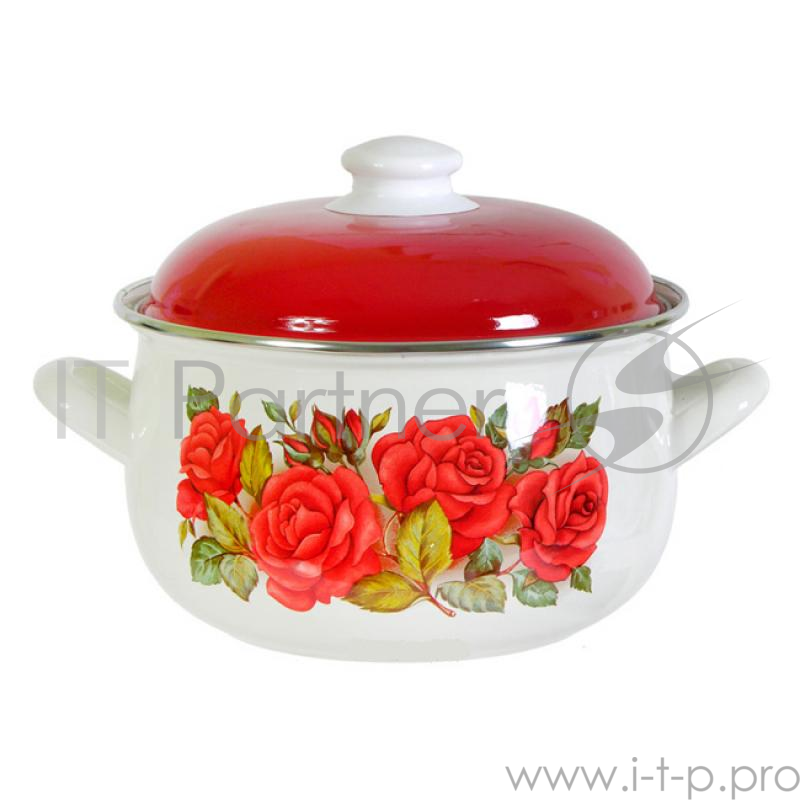Кастрюля Interos 15869 Розы 3,1 л