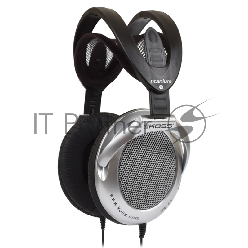 Наушники KOSS UR40 (15-22000 Гц, 60 Ом, 98 Дб, Шнур 1,2м, адаптер на 6,3мм)