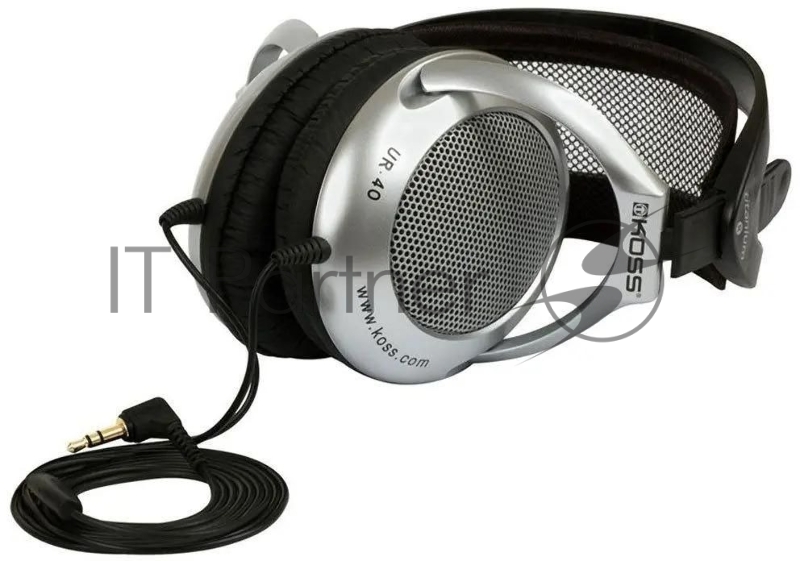 Наушники KOSS UR40 (15-22000 Гц, 60 Ом, 98 Дб, Шнур 1,2м, адаптер на 6,3мм)