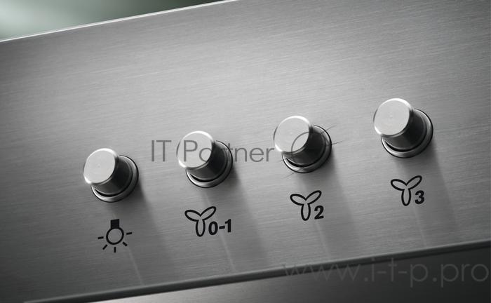 Вытяжки ELECTROLUX Вытяжки ELECTROLUX/ Kitchen Retail ! Настенный монтаж, размер 60 см, нержавеющая сталь, 1 мотор, 430 м3/ч, 4 скорости, управление: кнопочное, жировых фильтров: 2 металических, лапм освещения: 3