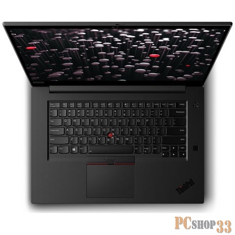 Ноутбук Lenovo P1 2nd Gen 15.6 UHD (3840x2160) IPS 500 nit HDR/ i7-9850H/ 2 x 16GB DDR4 2666MHz/ 1TB M.2 PCI-e SSD/ -/ Quadro T2000 4GB GDDR5 128 bit/ No ODD/ Non-WWAN, not upgradable/ FPR/ IR + 720p/ backlit/ SCR/ Windows 10 Pro/ CARBON
