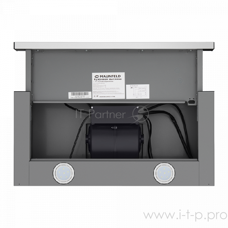 ВЫТЯЖКА MAUNFELD VS Fast 50 нержавейка ВЫТЯЖКА MAUNFELD VS Fast 50 нержавейка/ Тип: встраиваемая• Цвет: нержавеющая сталь• Управление: колыбельное• Ширина, мм: 500• Полная потребляемая мощность, Вт: 102• Количество скоростей: 2• Максимальная производ