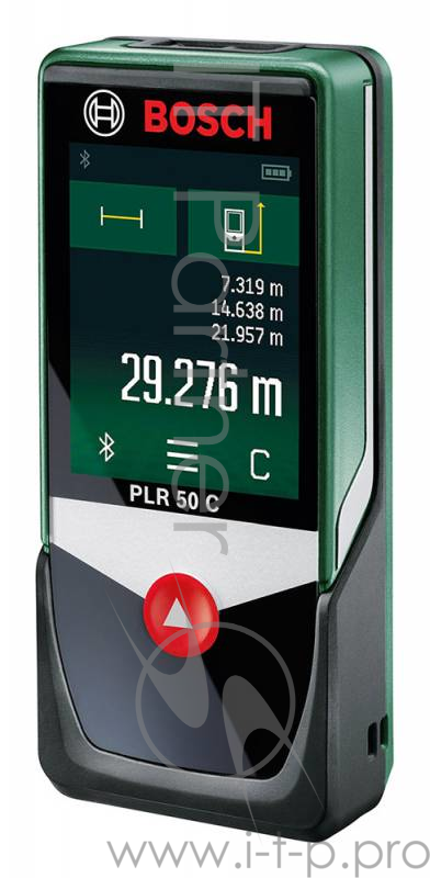 Дальномер Bosch PLR 50 C 0603672220, лазерный (50м, 3xAAA, BT)