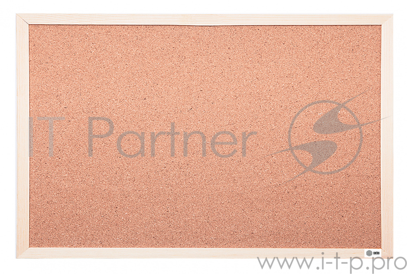 Демонстрационная доска Cactus CS-CWBD-60X90 пробка пробковая 60x90см деревянная рама коричневый