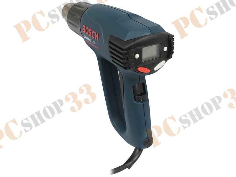 Технический фен Bosch GHG 660 LCD Professional 0601944302 (2300Вт, 50-660град.) + кейс