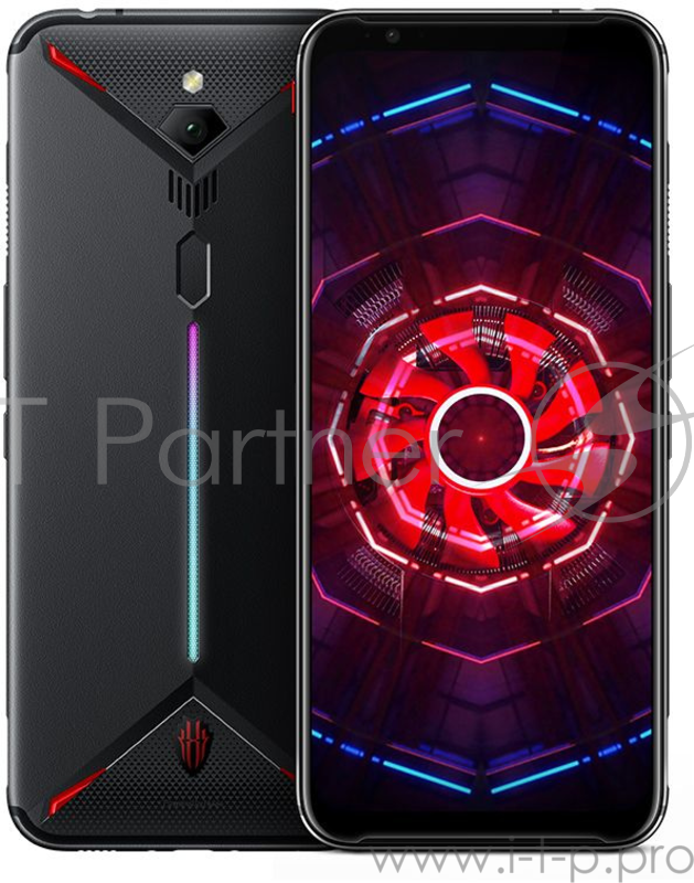 Смартфон Nubia Red Magic 3 128Gb 8Gb черный моноблок 3G 4G 2Sim 6.65 2000x3200 Android 9.0 48Mpix 802.11 b/g/n GPS GSM900/1800 GSM1900 TouchSc Ptotec