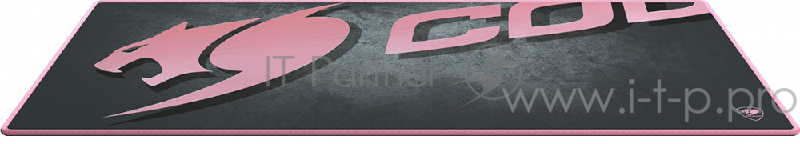 Cougar Arena X Pink игровой коврик для мыши черно-розовый (1000 x 400 x 5, прострочка, Ткань, Природная резина)