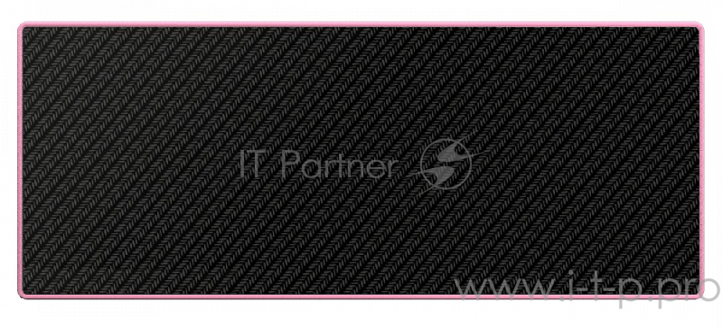 Cougar Arena X Pink игровой коврик для мыши черно-розовый (1000 x 400 x 5, прострочка, Ткань, Природная резина)