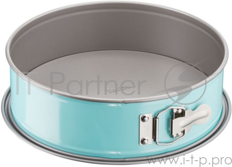 Форма для выпечки Tefal J1651314 кругл. d=25см сталь углеродистая голубой (2100104859)