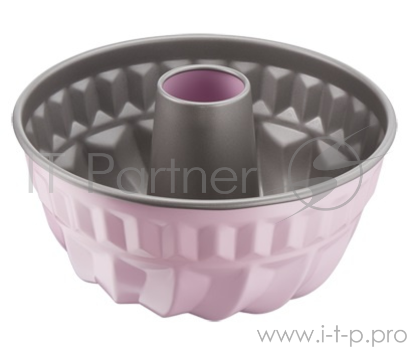 Форма для выпечки Tefal J1660214 кругл. d=22см сталь углеродистая розовый (2100104861)