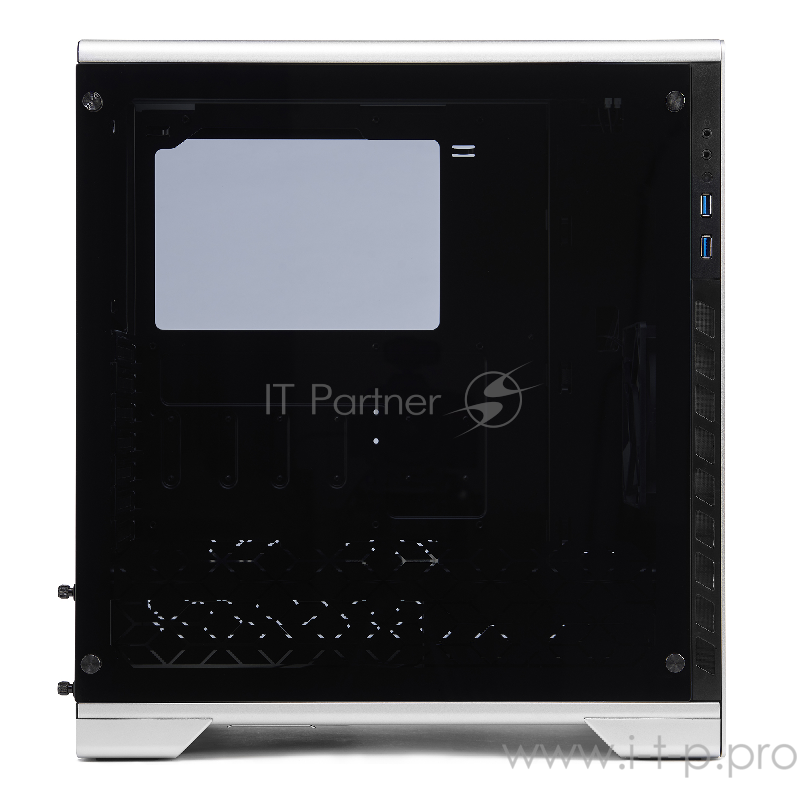 Корпус MetallicGear NEO Silver V2, RGB LED иллюминация, алюминиевые лицевая и верхняя панели, боковые панели Tempered Glass, Mid-Tower