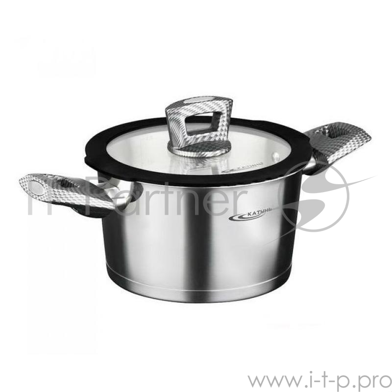 Кастрюля КАТУНЬ 1,7л нерж сталь ТЕХНО КТ13-D-16 16*9,5см