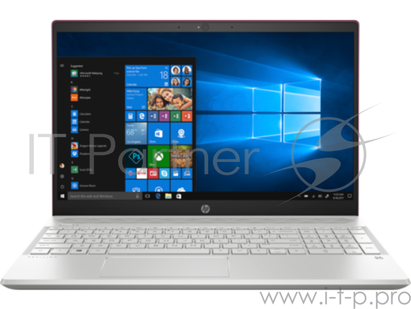 Ноутбук HP Pavilion 15-cs0032ur <4JU81EA> i5-8250U (1.6)/8Gb/1TB/15.6FHD IPS/NV GeForce MX150 2GB/No ODD/Cam HD/Win10 (Velvet Burgundy)