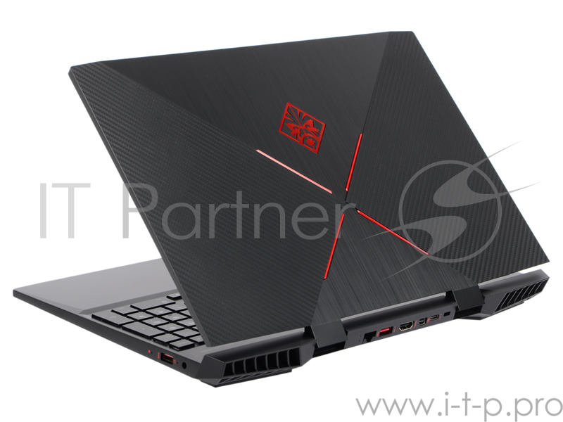 Ноутбук HP Omen 15-dc0015ur <4GW13EA> i7-8750H (2.2)/12Gb/1Tb+128Gb SSD/15.6 FHD IPS AG 60Hz/NV GTX 1050 4Gb/No ODD/BT/Cam HD/Win10 (Shadow Black)