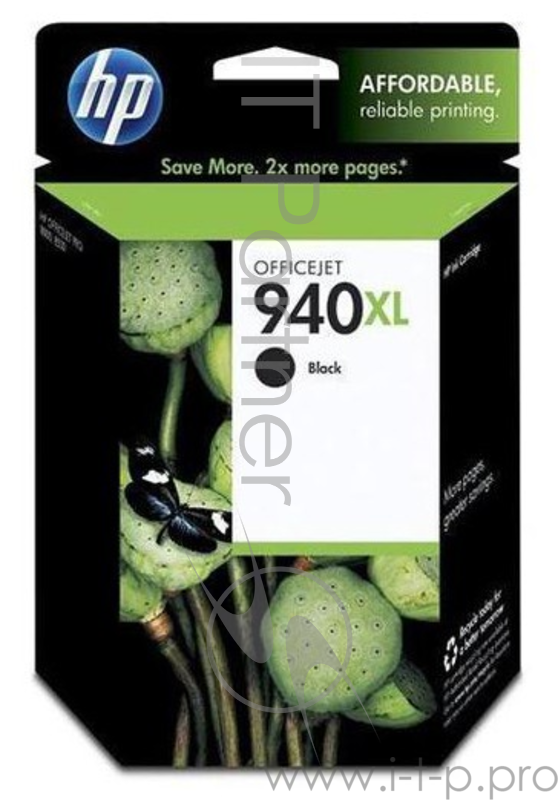 Картридж струйный HP №940XL C4906AE черный для HP OJ Pro 8000/8500 (2200стр.)