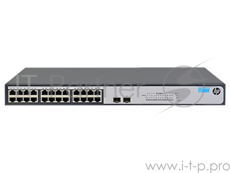 Коммутатор HPE 1420-24G-2SFP JH017A неуправляемый 19U 24x10/100/1000BASE-T