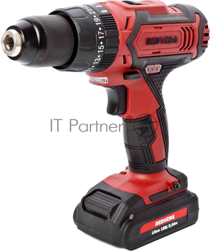 Шуруповерт REDVERG RD-ISD18L/2T аккумуляторный ударный
