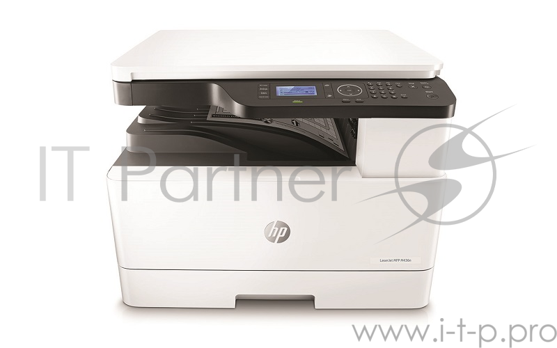 МФУ HP LaserJet Pro MFP M436n, лазерный принтер/сканер/копир A3, 23ppm, 1200dpi, 128Mb, 2trays 100+250, USB/Eth, cart. 4000 pages in box, 1y warr. Использует к-ж CF256A/CF256X - 7400/12300 стр)