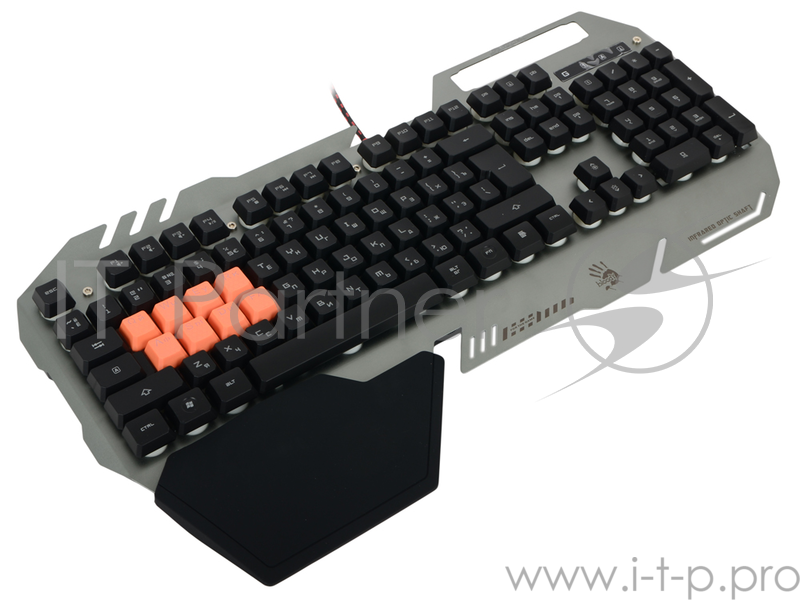 Клавиатура A4Tech Bloody B418 оранжевый USB Multimedia Gamer LED