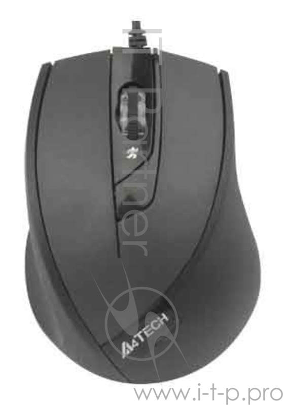 Мышь A4Tech N-600X-1 (черный) USB, 3+1 кл.-кн.,провод.мышь