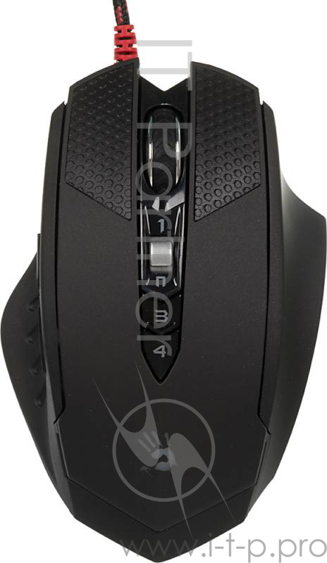 Мышь A4Tech Bloody Terminator TL7 черный/серый лазерная (8200dpi) USB2.0 игровая (8but)