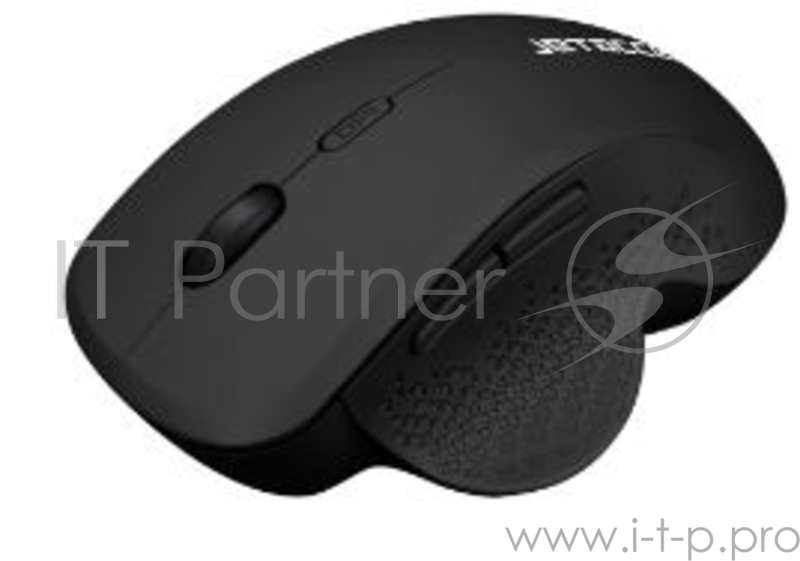 Беспроводная мышь Jet.A Comfort OM-U65G чёрная (800/1200/1600dpi, Pixart 3065, 6 кнопок, USB)