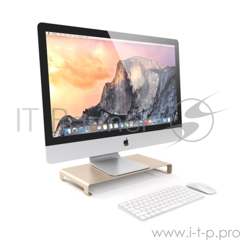 Подставка для монитора Satechi Aluminum Universal Aluminum Unibody Monitor Stand. Материал алюминий. Цвет золотой.