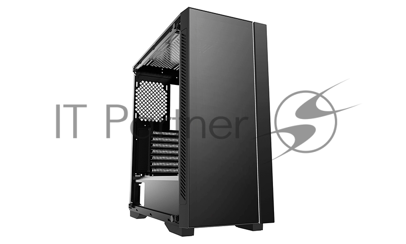 Корпус Deepcool MATREXX 55 V3 ADD-RGB 3F без БП, большое боковое окно, 3xRGB LED 120мм ветилятора спереди, RGB LED спереди, черный, ATX