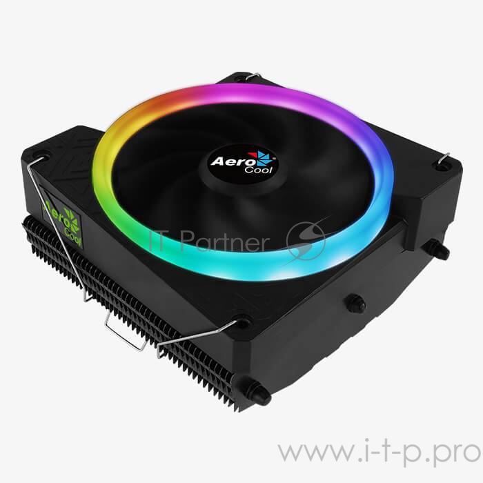 Кулер CPU Aerocool Cylon 3 (универсальный, 125W, 13.3-24.3 dB, 600-1800 rpm, 120мм, 4pin, подсветка, медь+ алюминий) RTL