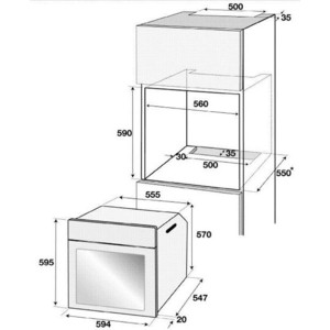 Встраиваемая электрическая духовка BEKO ORE27205C Мультифункциональный духовой шкаф (6 режимов) с независимым управлением. Объем 71 л. Rustic .таймер. Телескопические направляющие (1). Каталитическая задняя стенка. Внут