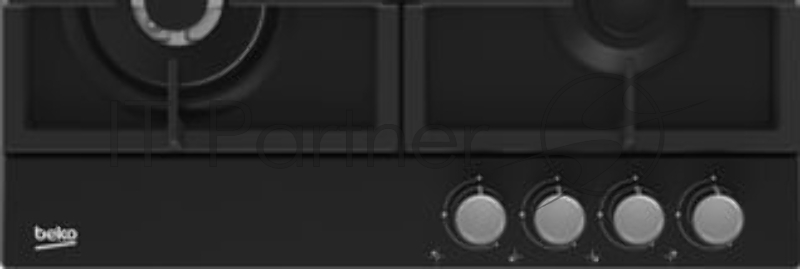 Встраиваемая газовая варочная поверхность BEKO Встраиваемая газовая варочная поверхность BEKO/ Газовая поверхность: 4 газовые конфорки (в т.ч. Wok). Панель управления спереди. Газ-контроль. Высокоэффективные конфорки. Встроенный электроподжиг. Чугунн