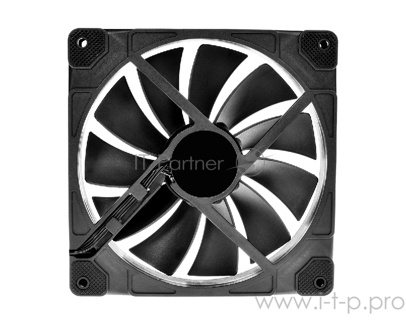 Вентилятор ID-COOLING ZF-14025-ARGB 140x140x25мм (60шт./кор, Пульт управления, PWM, Low Noise, резиновые углы, Addresable RGB, 800-1600об/мин) BOX