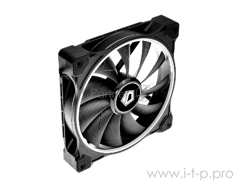 Вентилятор ID-COOLING ZF-14025-ARGB 140x140x25мм (60шт./кор, Пульт управления, PWM, Low Noise, резиновые углы, Addresable RGB, 800-1600об/мин) BOX
