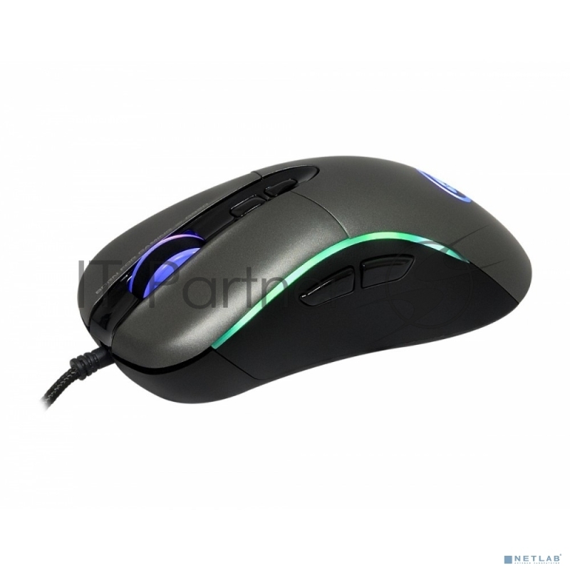 Мышь MARVO G950 Black USB {Мышь игровая проводная оптическая, 4000dpi, Сенсор Avago A3050, 7 кнопок, RGB подсветка, Программируемые кнопки, Сменные боковины, USB, Кабель 1,8 м}