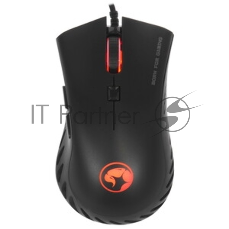 Мышь MARVO G950 Black USB {Мышь игровая проводная оптическая, 4000dpi, Сенсор Avago A3050, 7 кнопок, RGB подсветка, Программируемые кнопки, Сменные боковины, USB, Кабель 1,8 м}
