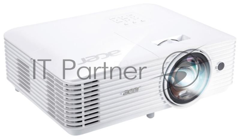 Проектор ACER S1386WH (DLP, 1280x800, 3600Lm, 20000:1, +2xНDMI, OSRAM, 1x16W speaker, lamp 5000hrs, short-throw, WHITE,