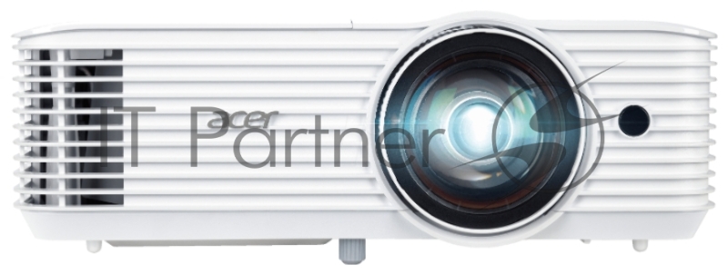 Проектор ACER S1386WH (DLP, 1280x800, 3600Lm, 20000:1, +2xНDMI, OSRAM, 1x16W speaker, lamp 5000hrs, short-throw, WHITE,