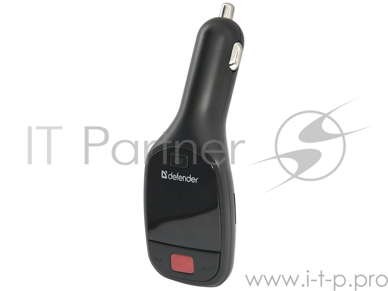 Автомобильный FM-модулятор Defender RT-Tone 68007 (питание 12В от прикуривателя), черный