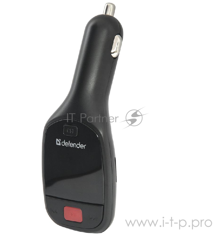 Автомобильный FM-модулятор Defender RT-Tone 68007 (питание 12В от прикуривателя), черный
