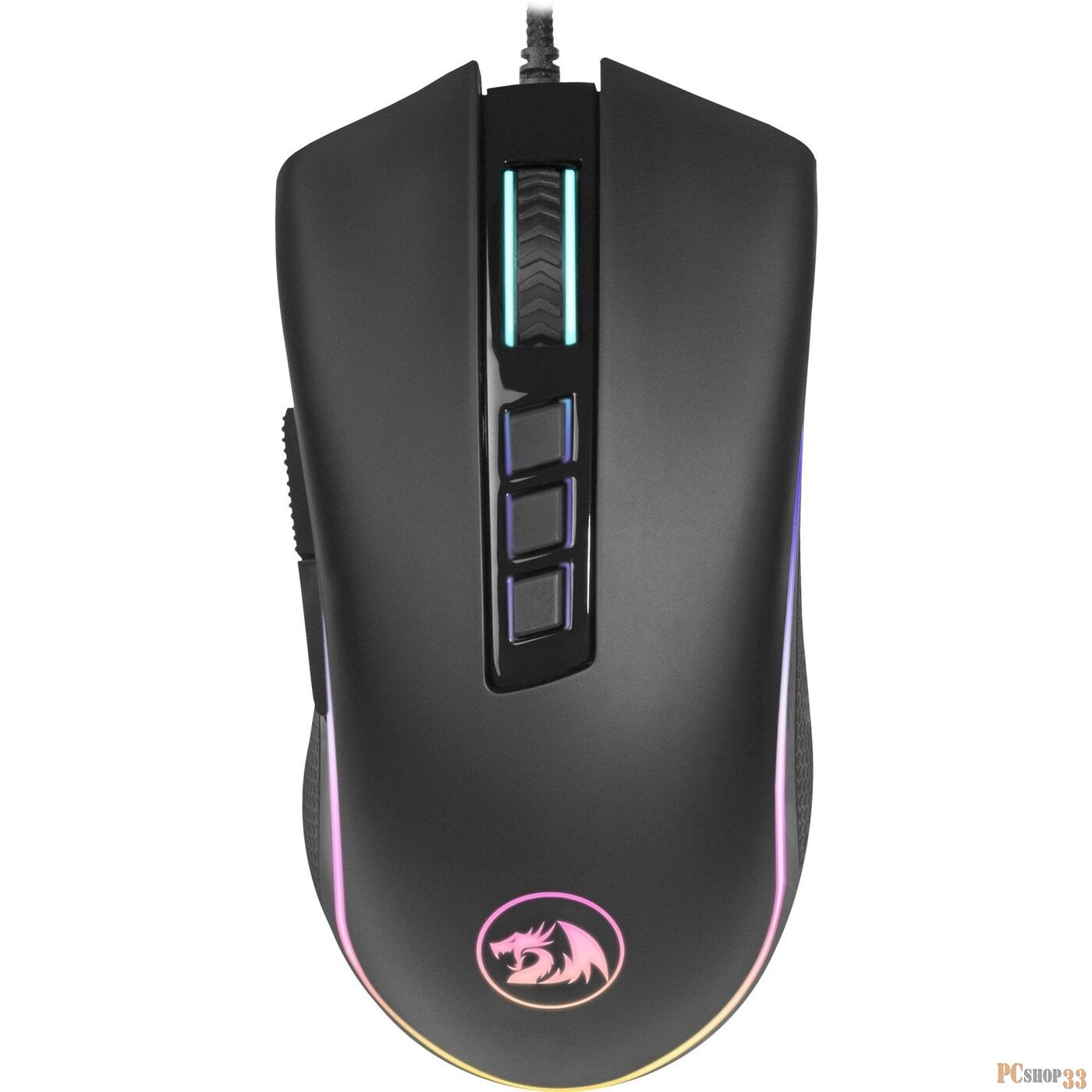 Мышь проводная игровая Cobra fps RGB,9кнопок,24000dpiоптическая Redragon