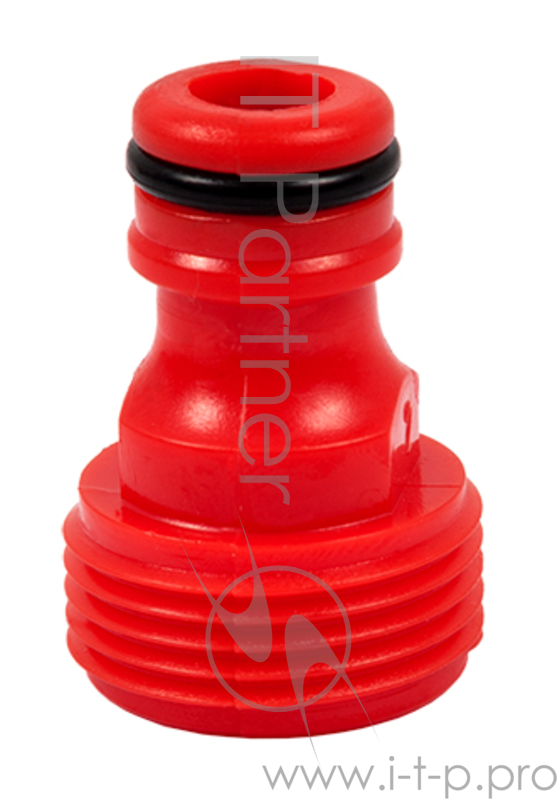 Штуцер QUATTRO ELEMENTI 645-914 для шланга внеш. резьба 3/4 - БРС папа пластик