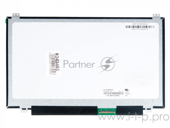 Матрица 11.6 Matte N116BGE-L32, WXGA HD 1366x768, 40L, cветодиодная (LED), Chi Mei уши ВН