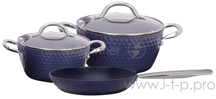 Набор посуды Galaxy GL 9510, 5 пр. антипригарным покрытием (4шт)