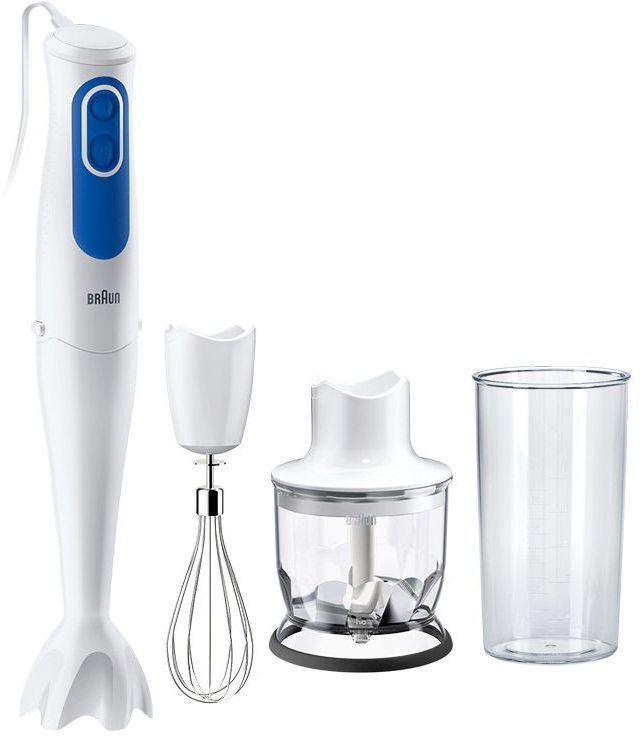 Блендер погружной Braun MQ3025 Omelette белый/синий