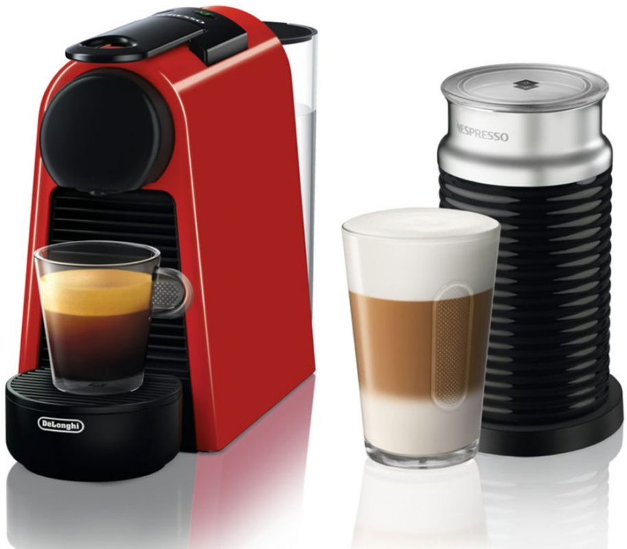 Кофемашина Delonghi Nespresso EN85.RAE 1150Вт красный/черный